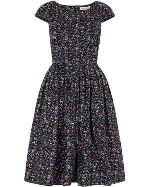 Emily and Fin Claudia Midnight Ditsy Dress - Black