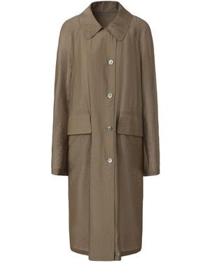 FRONT ROW SHOP Zephy Trench Hay - Brown