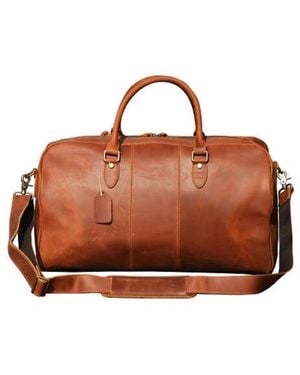 Touri Worn Look Weekender - Brown