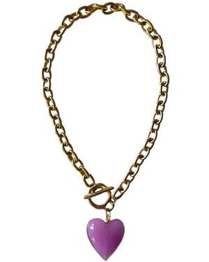 Sccollection Amore Heart Necklace - Multicolour