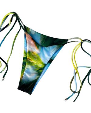 Animal Watercolour Bikini Bottom - Blue