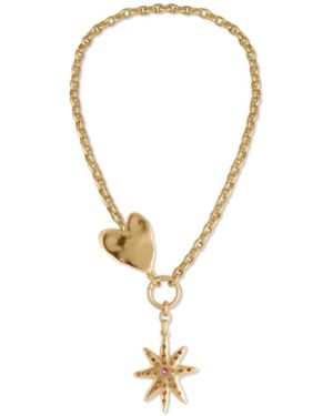 Oceanus Heart Polaris Necklace - Metallic