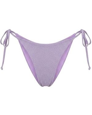 Veroni Swim Allura Side Tie Bikini Bottom - Purple