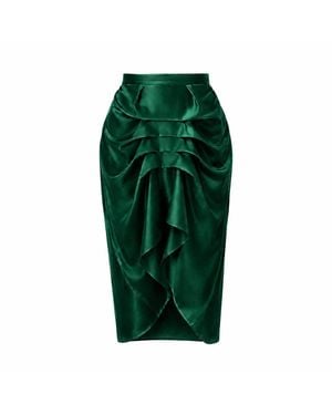 Lumina Eligma The Vanguard Skirt Silk - Green