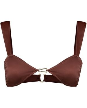 Bianca Resortwear Lola Bikini Top - Brown