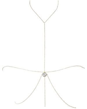 Studio Baloge Noma T Line Body Chain - White