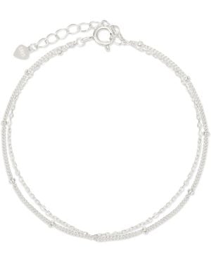 Esterah Double Bobble Chain Bracelet - Metallic