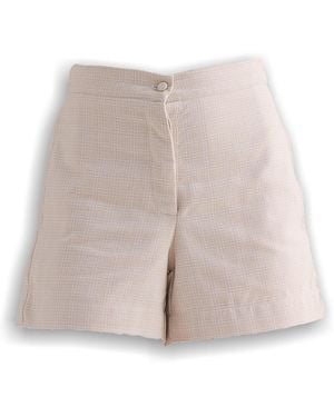REISTOR Cotton Tweed Shorts - Grey