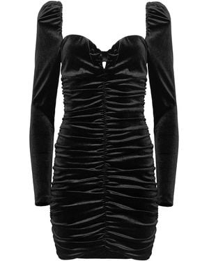 Forever Young the label Aliyah Mini Velvet Dress - Black