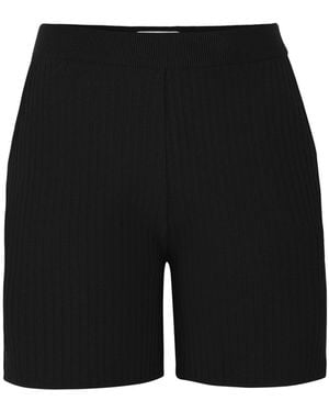 SALANIDA Terra Ribbed Shorts - Black