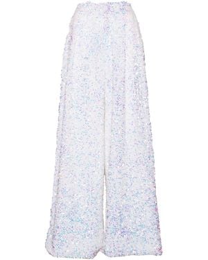 Ofuure Liza Sequin Pants - White