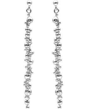 EVA REMENYI Céleste Deux Earrings - White