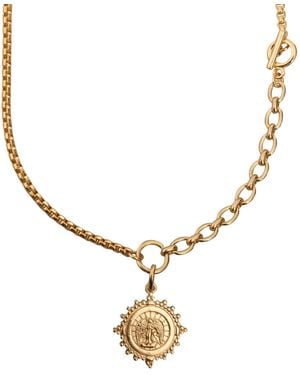 IN CAUDA VENENUM Celeste Necklace - Metallic