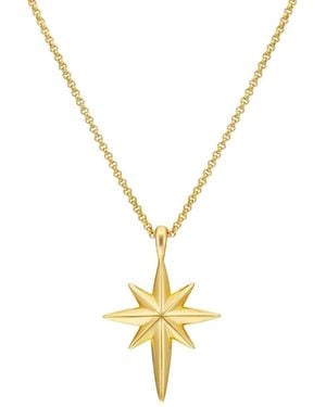 Dinny Hall North Star Charm Necklace - Metallic