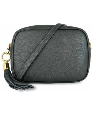 Apatchy London Dark Leather Camera Bag - Black
