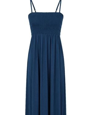 JJwinks Bra-Free Smocked Modal Maxi Dress - Blue