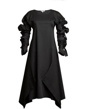 Bianca Popp Ribbon Wrapped Dress - Black