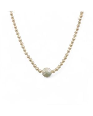Neshi Designs Daniella Necklace - Metallic