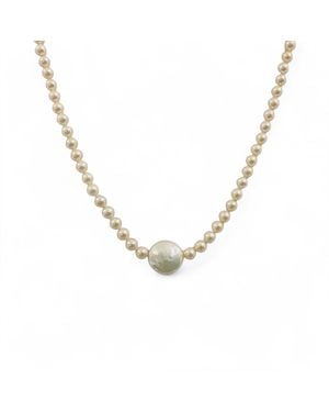 Neshi Designs Daniella Necklace - Metallic