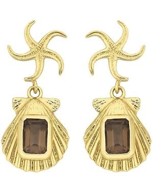 Zoe & Morgan Alara Earrings - Metallic