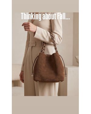 Prenelove New: Trinity Genuine Leather Bucket - Natural