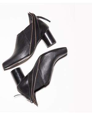 Mafalda Manu Heel Ankle Boots - Black