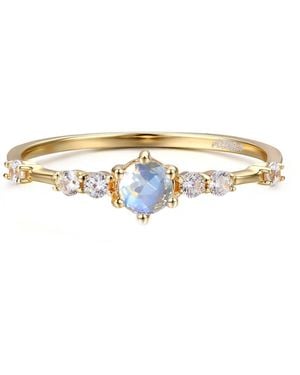 Azura Jewelry New York The Centre Of The Universe Moonstone Ring Vermeil - Metallic