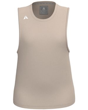 Aora Athletics Athletic Eco-Friendly Muscle Tank Top With Moisture-Wicking And Breathable Fabric - Brown
