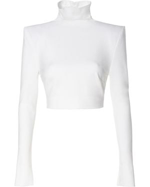 AGGI by HALEWSKI Natasha Ecru Top - White