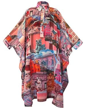 Maxjenny Kaftan Stockholm Royal – - Red