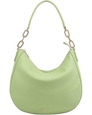 Paul Costelloe Bisbee Leather Shoulder Bag - Green