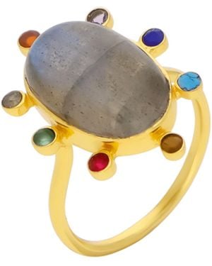 Lavani Jewels Dharma Ring - White