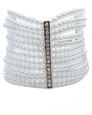 Bayemeyc Palais Pearl Cuff Bracelet - Multicolor