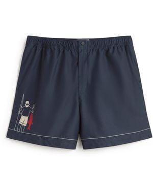 Thinking Mu Liu Fishermans Swimsuit - Blue