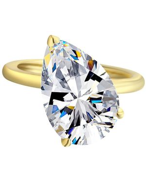 Onewildone Yes Sir, I Can Boogie Tilted Pear Pinky Ring - Metallic