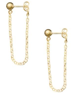 Herself Collections Naomi Chain Earring - Metallic