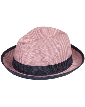 Dasmarca Hats Dasmarca Florence Blush Summer Two Tone Crushable Hat - Purple