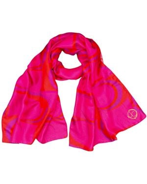 Julia Clancey Jcjc Silk Scarf - Pink