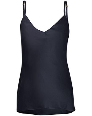 Je Mérite (I Deserve) Silk Camisole - Blue