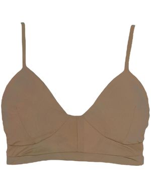 Rêve De Rive Mabel Pecan Bikini Top - Brown