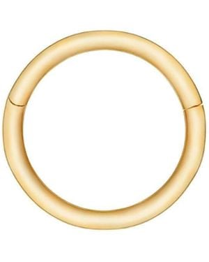 Zohreh Mini Seamless Hoop Earring 9K - Metallic