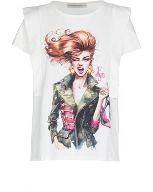 The Extreme Collection Limited Edition Short Sleeve Organic Cotton Stiletto T-Shirt - White