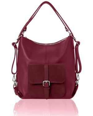 Betsy & Floss Sarno Backpack And Tote Bag - Purple