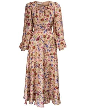 Sofia Tsereteli Gardenia Silk Gown - Pink