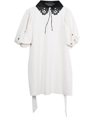 Laura Daili Statement Heritage Dress - White
