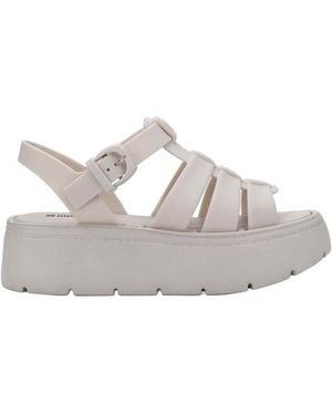 Melissa Neutrals Up Platform Sandal - Grey