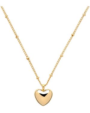 Emma Holland Jewellery Heart Pendant - Metallic