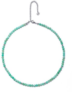 Seven Saints Chrysoprase And Luminous Abundance Choker Necklace - Blue
