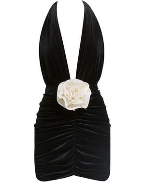 Nur Karaata Mirabell Mini Dress - Black