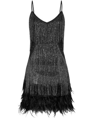 Pretty Eccentric Hundred Watt Tassel Dress - Black
